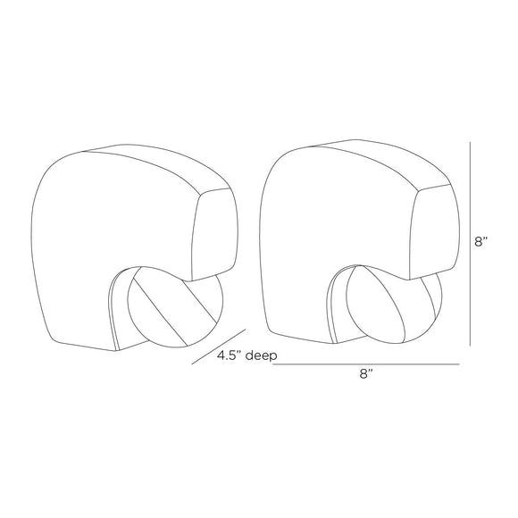 Melt Bookend (Set of 2)