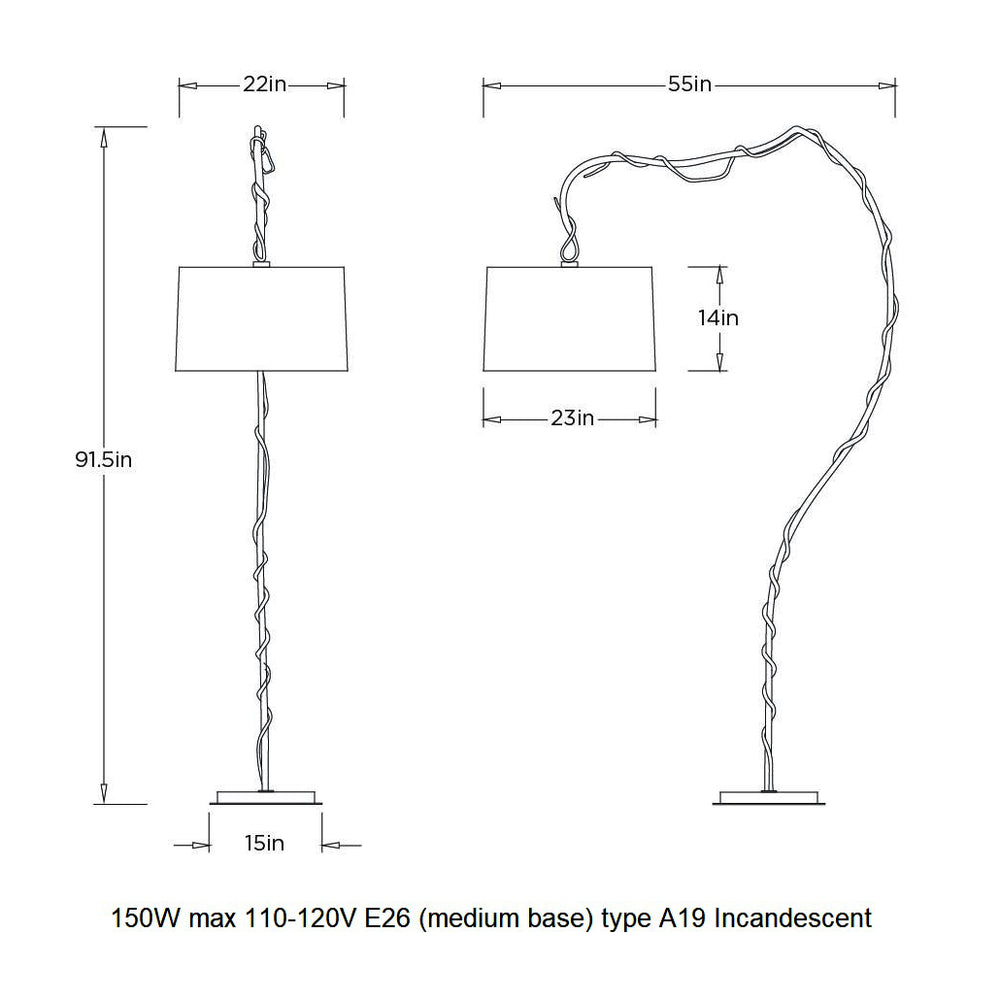 Muscadine Floor Lamp
