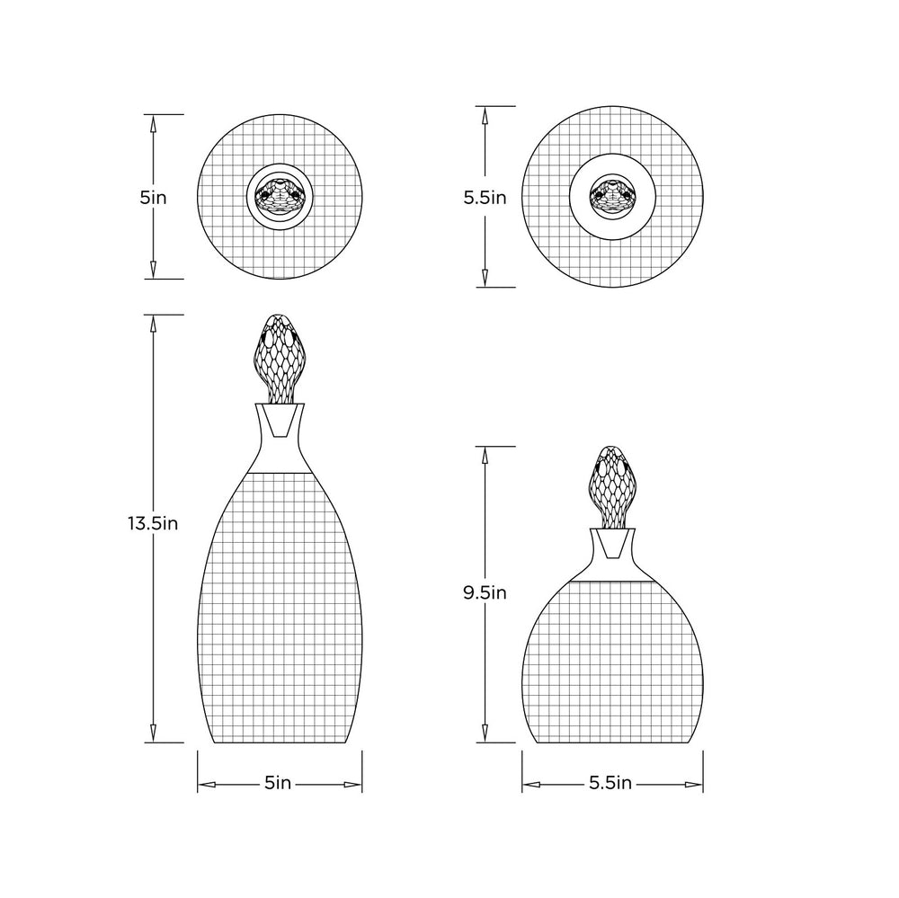 Ophis Decanter (Set of 2)