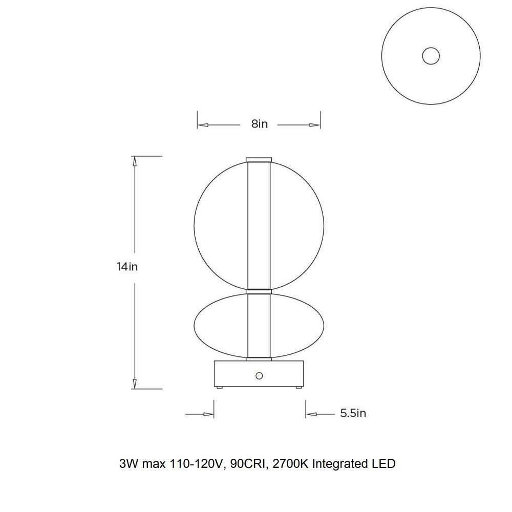 Raphael Portable LED Table Lamp