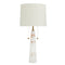 Sidney Table Lamp  option White Alabaster