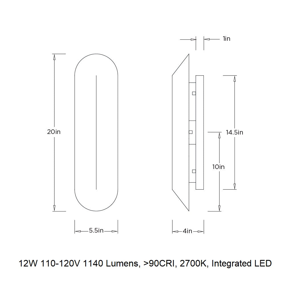 London LED Wall Sconce