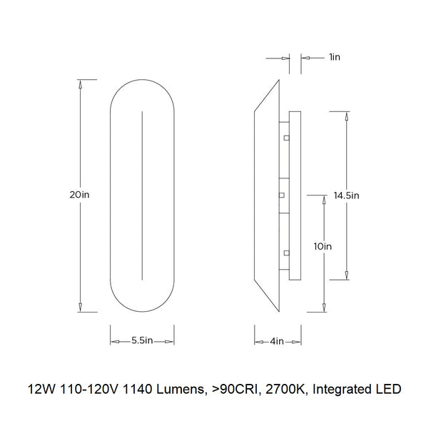 London LED Wall Sconce