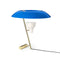 Model 548 LED Table Lamp  option Azure / Polished Brass