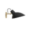 VV Cinquanta Wall Sconce  option Black / Brass
