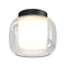 Aquina Semi Flush Mount  option Small: 9.5 in diameter