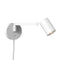 Ascoli Swing Plug-In Wall Sconce  option Matte White