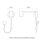 Ascoli Swing Plug-In Wall Sconce