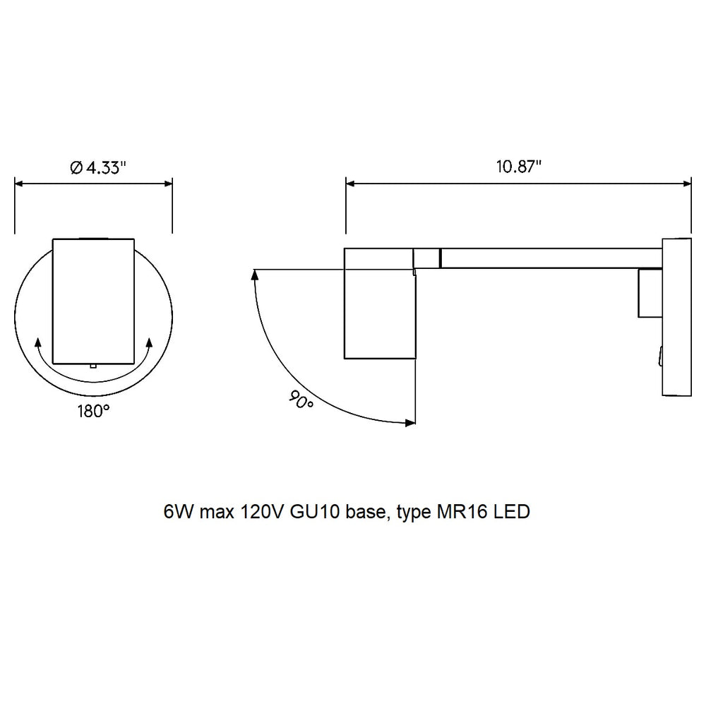 Ascoli Swing Wall Sconce