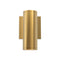 Ava Outdoor Wall Sconce  option PVD Brushed Brass