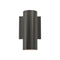 Ava Outdoor Wall Sconce  option PVD Brushed Gunmetal