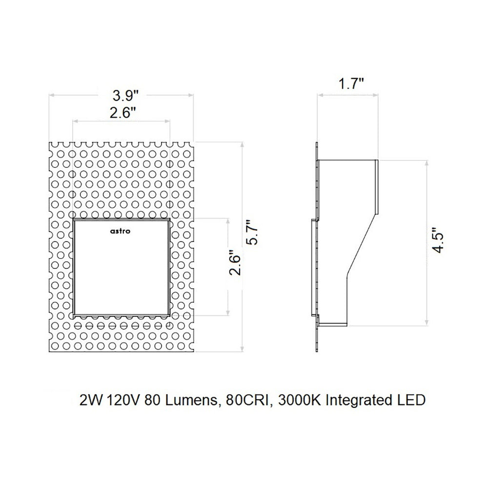 Borgo Trimless LED Wall Sconce