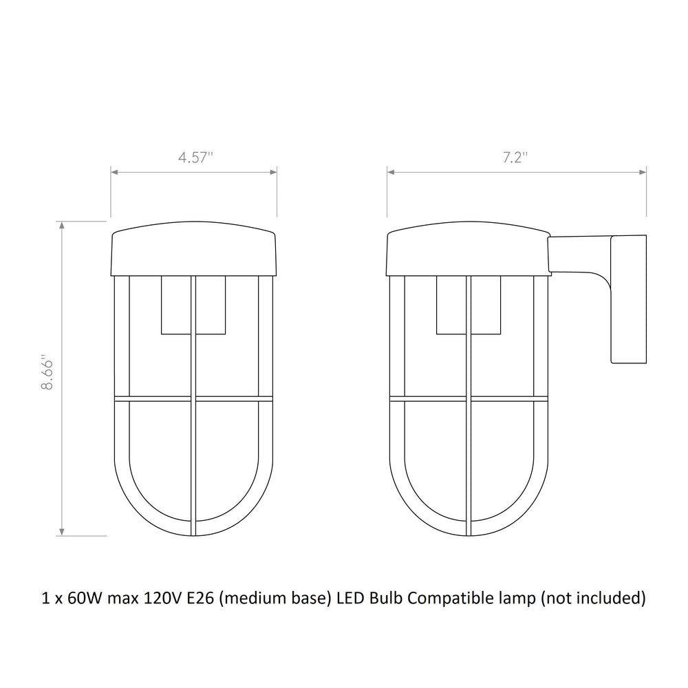 Cabin Outdoor Wall Sconce