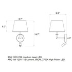 Club Reader Wall Sconce