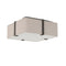 Elba Square Flush Mount  option Putty