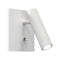 Enna Square LED Wall Sconce  option Matte White