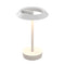 Halo Portable LED Table Lamp  option Matte White