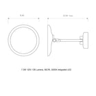 Mascali Round LED Vanity Mirror