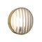 Montreal Round Outdoor Wall Sconce  option Brushed Brass