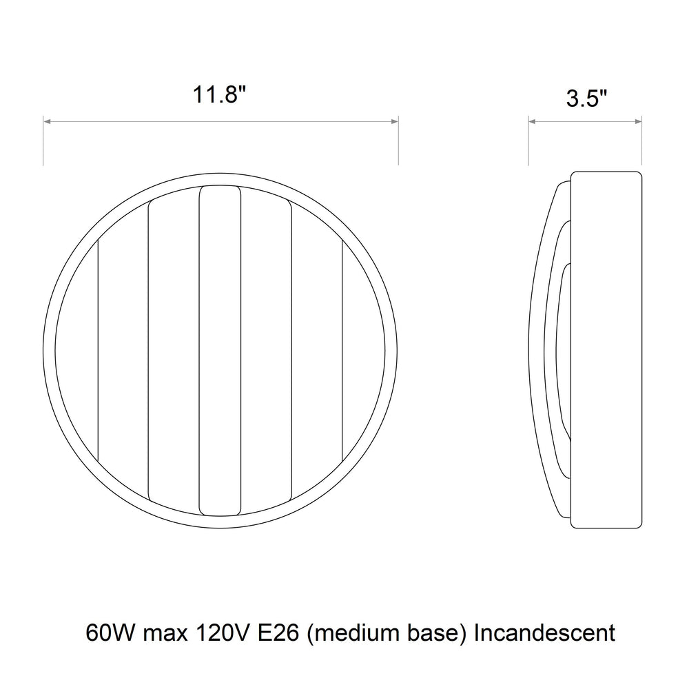 Montreal Round Outdoor Wall Sconce