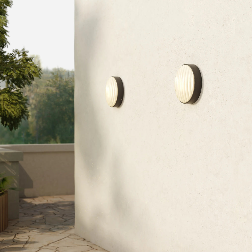Montreal Round Outdoor Wall Sconce