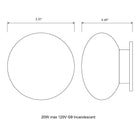 Zeppo Bathroom Vanity Light