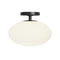 Zeppo Semi Flush Mount  option Matte Black