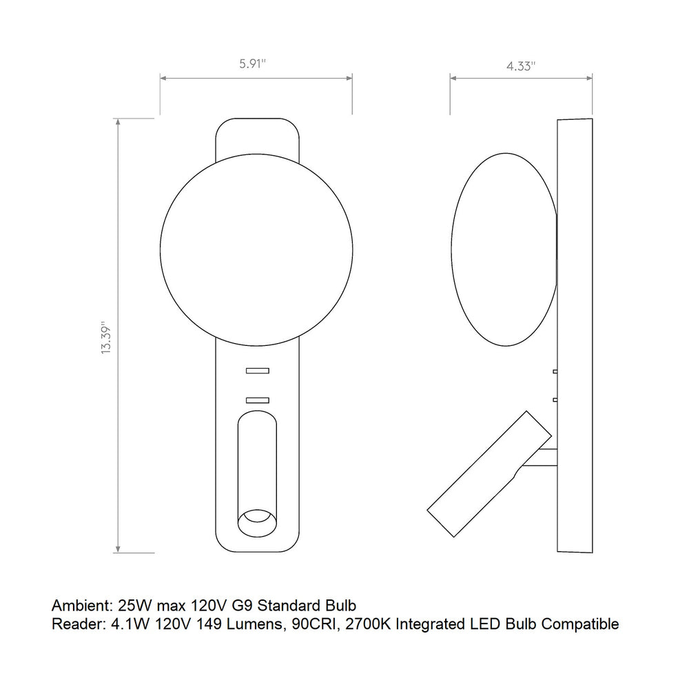 Zeppo Reading Wall Sconce