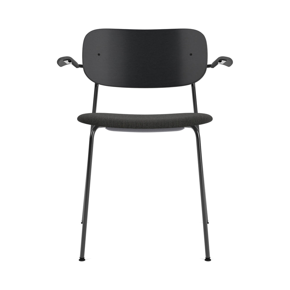 Co Seat Upholstered Dining Chair with Arms