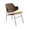 The Penguin Lounge Chair  option 0250 - Aida Leather / Walnut