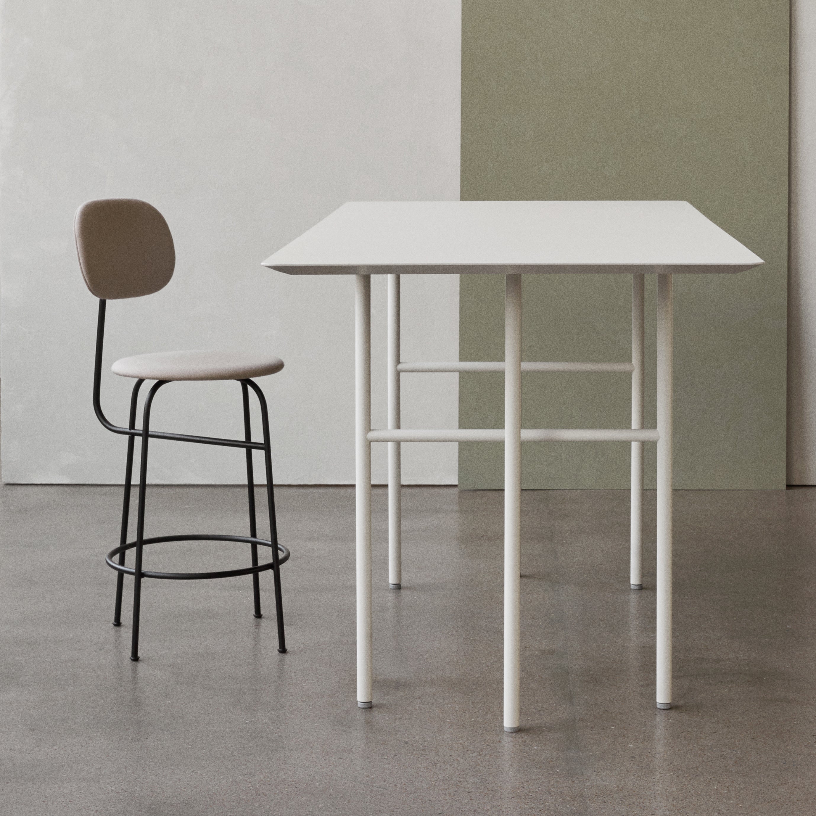 Audo Copenhagen Afteroom Upholstered Stool Plus by Menu Design now Audo ...