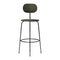 Afteroom Upholstered Stool Plus  option 961 - Fiord Green