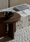 Androgyne Side Table with Wood Base