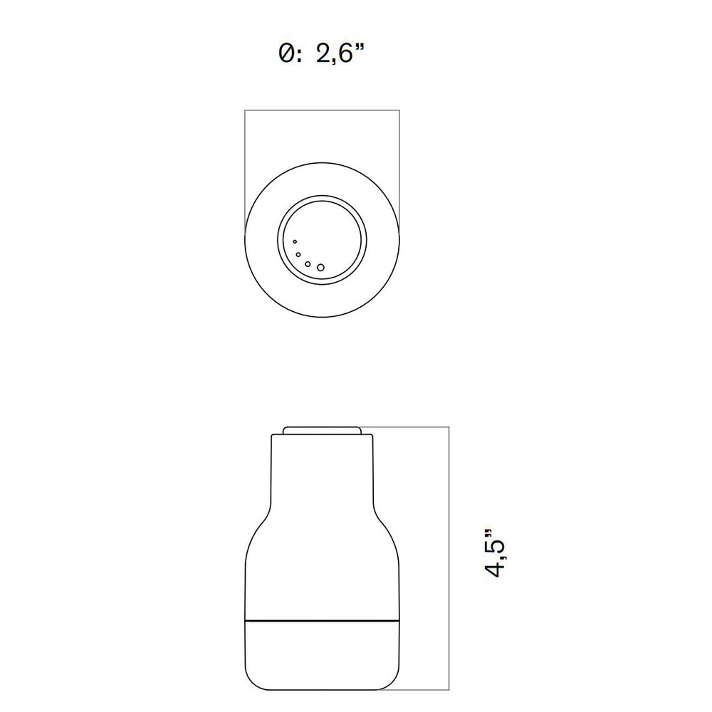Mini Bottle Grinders (Set of 2)
