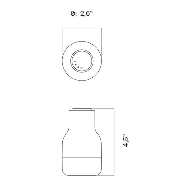 Mini Bottle Grinders (Set of 2)