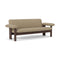 Brasilia 2-Seater Sofa  option Dark Stained Oak
