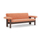 Brasilia 2-Seater Sofa  option 0012 - Avalon Pink / Dark Stained Oak