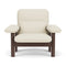 Brasilia Lounge Chair  option 0200 - Baru White