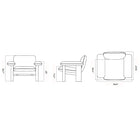 Brasilia Sheepskin Lounge Chair