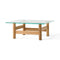 Brasilia Lounge Table  option Natural Oak