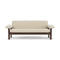 Brasilia Sheepskin 2-Seater Sofa  option Dark Stained Oak