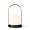 Carrie Portable Indoor/Outdoor LED Lamp  option Black / With Leather Handle