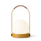 Carrie Portable Indoor/Outdoor LED Lamp  option Golden Brown / With Leather Handle