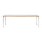 Co Dining Table  option Chrome / Laminate Creme