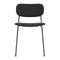 Co Fully Upholstered Chair  option 0198 - Re-Wool Black / Black
