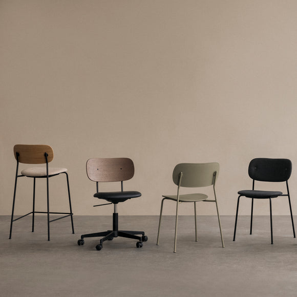 Co Seat Upholstered Task Chair with Armrest