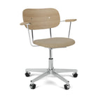 Co Seat Upholstered Task Chair with Armrest