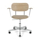 Co Seat Upholstered Task Chair with Armrest