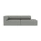 Eave Modular Open Sofa  option 012 - Safire Blue/Grey
