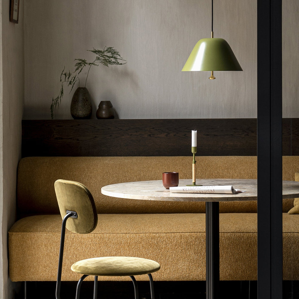 Eave Dining Sofa with Metal Legs